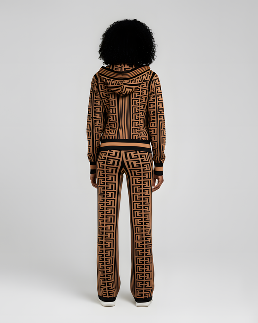 GEOMETRIC HOODIE SET