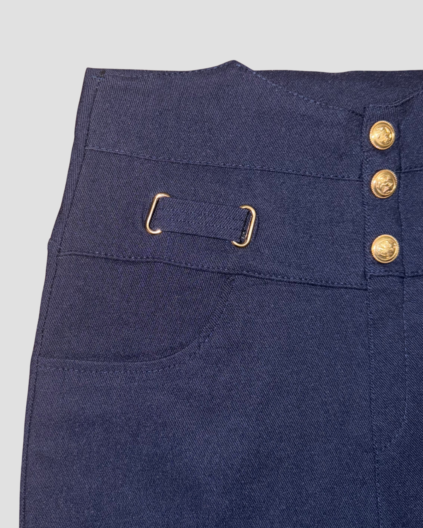 SIGNATURE WAIST BLUE PANTS