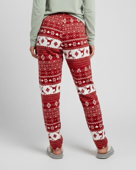 RED REINDEER PAJAMA PANTS