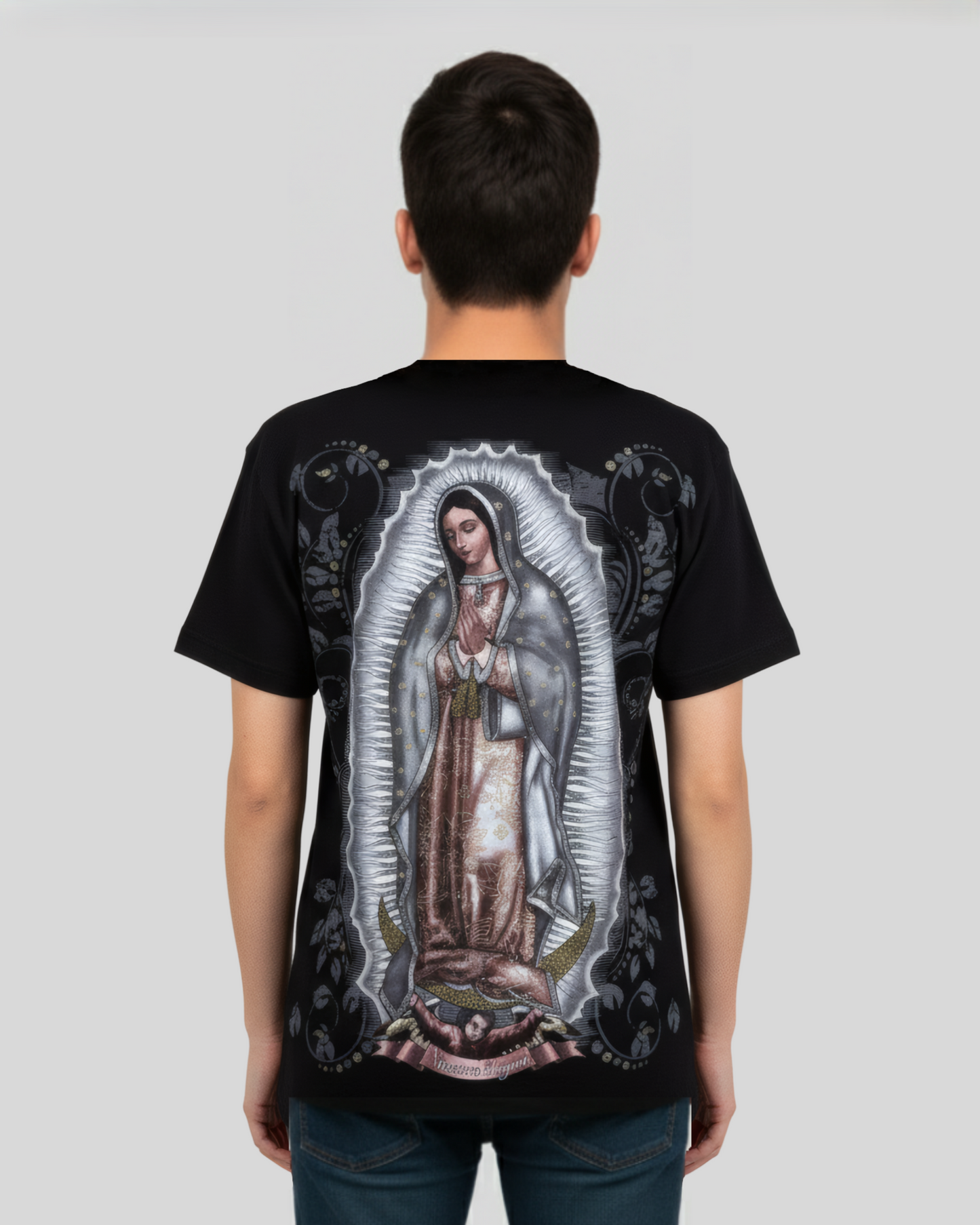 VIRGEN DE GUADALUPE BLACK TEE