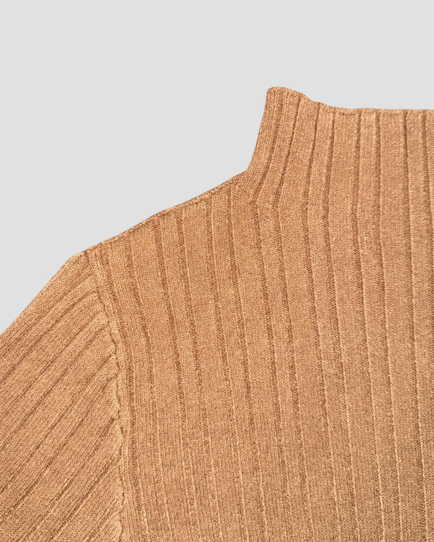 MOCK-NECK SWEATER DRESS
