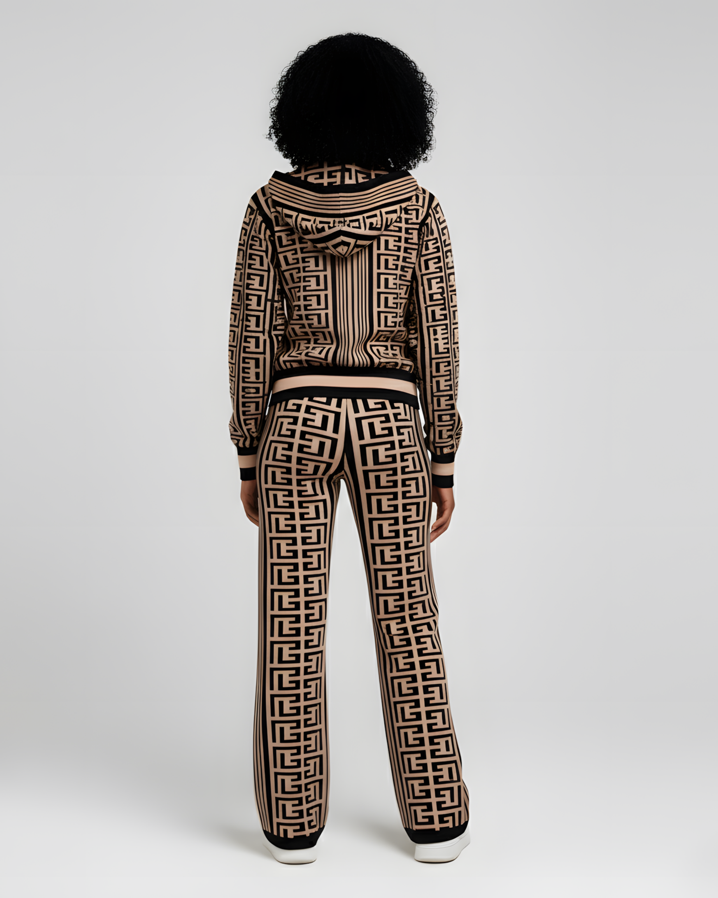 GEOMETRIC HOODIE SET