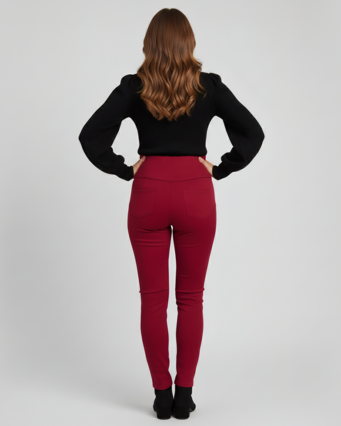 SIGNATURE WAIST RED PANTS
