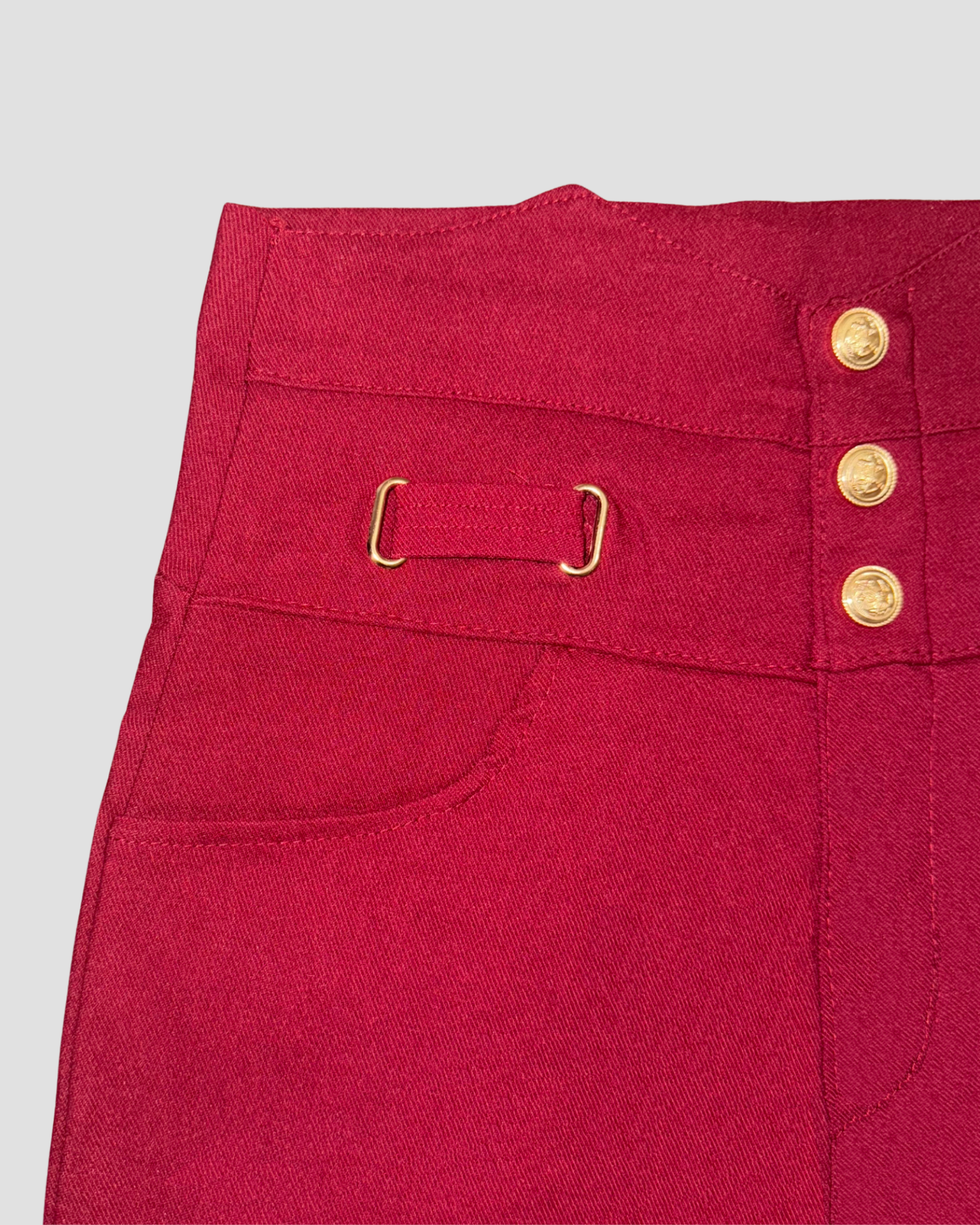 SIGNATURE WAIST RED PANTS