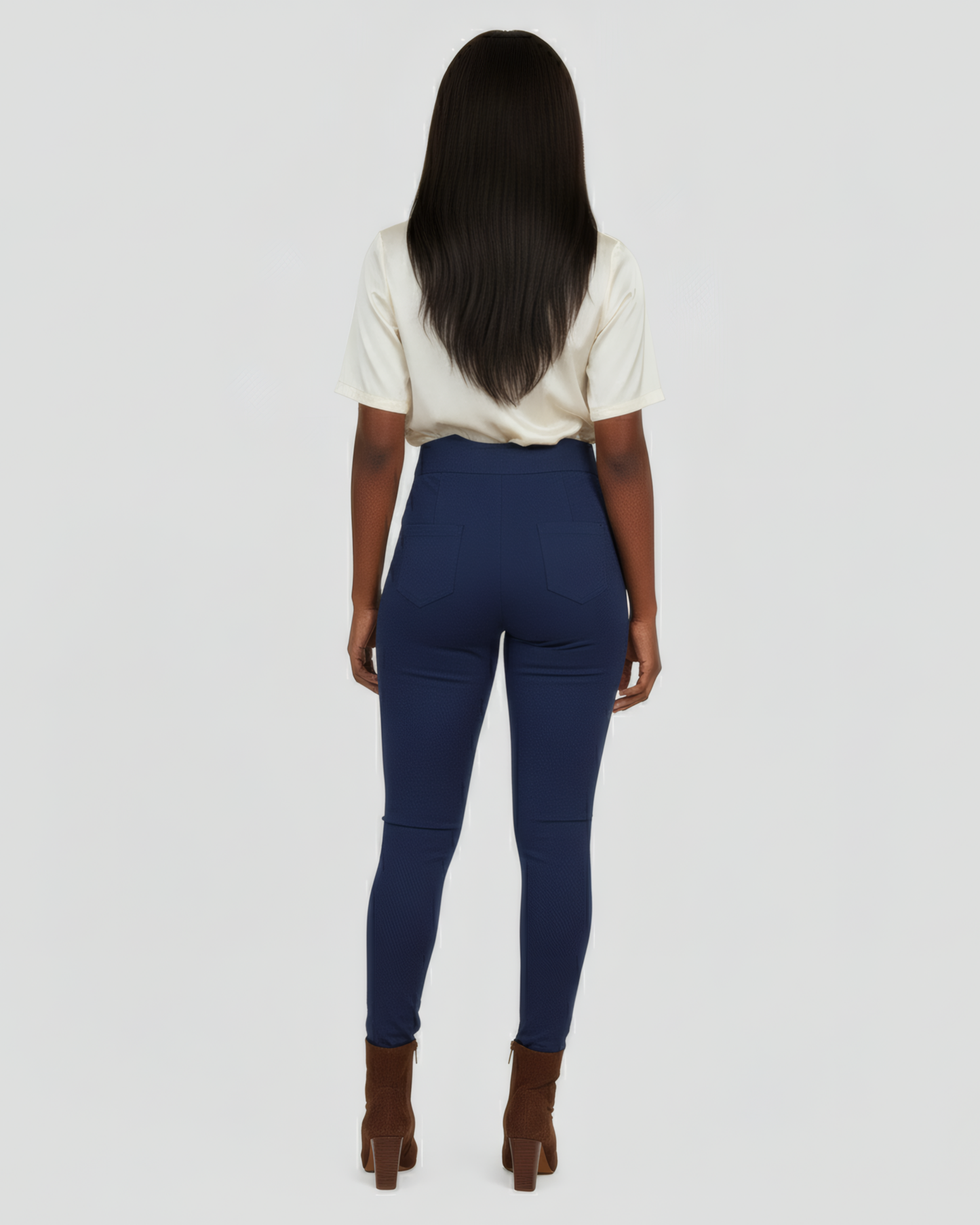SIGNATURE WAIST BLUE PANTS