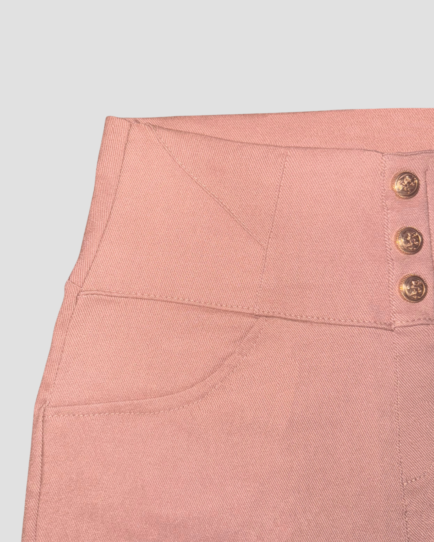 CLASSIC BUTTON PINK PANTS