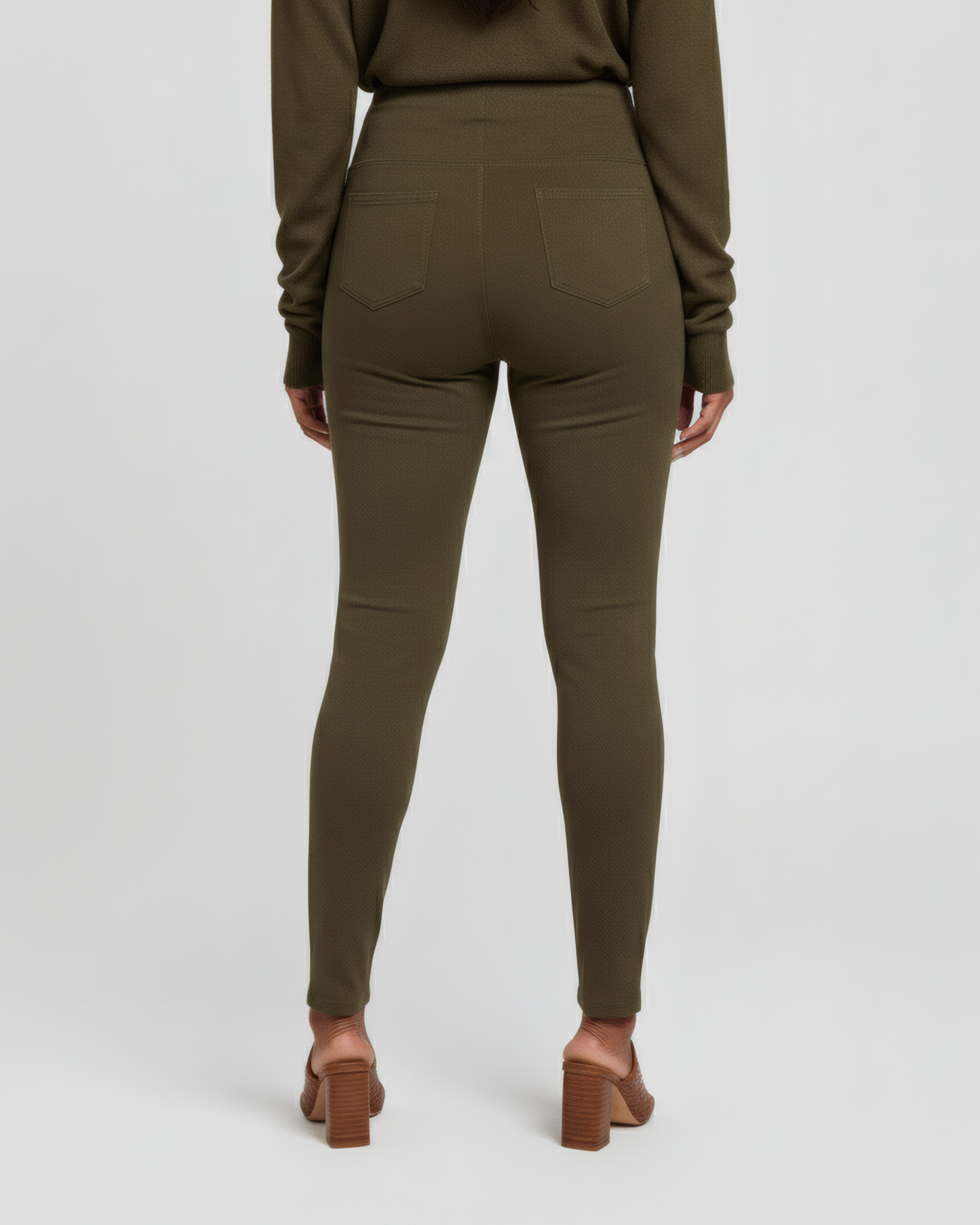 CLASSIC BUTTON GREEN PANTS