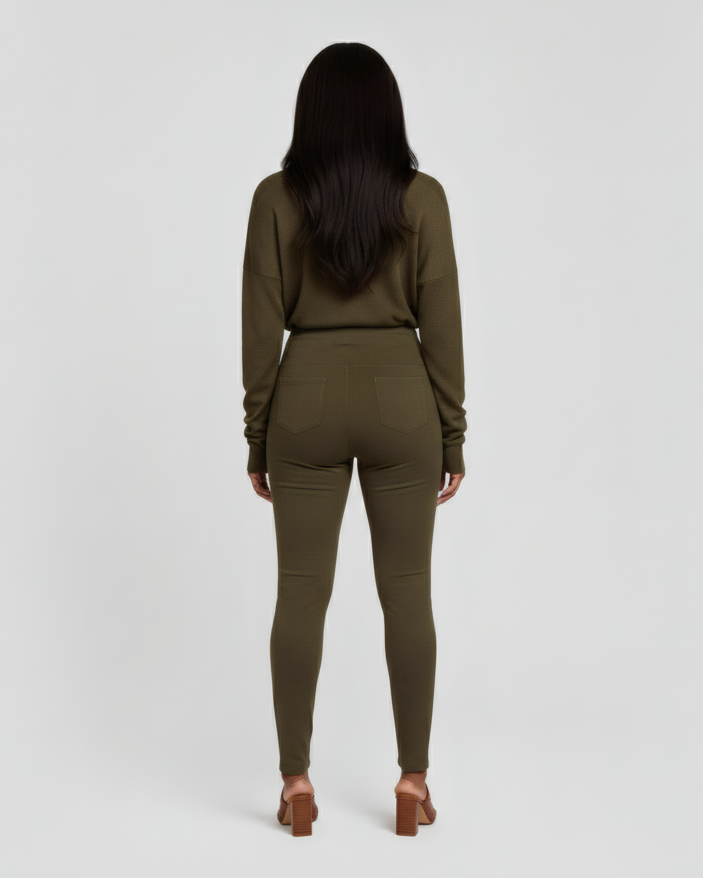 CLASSIC BUTTON GREEN PANTS