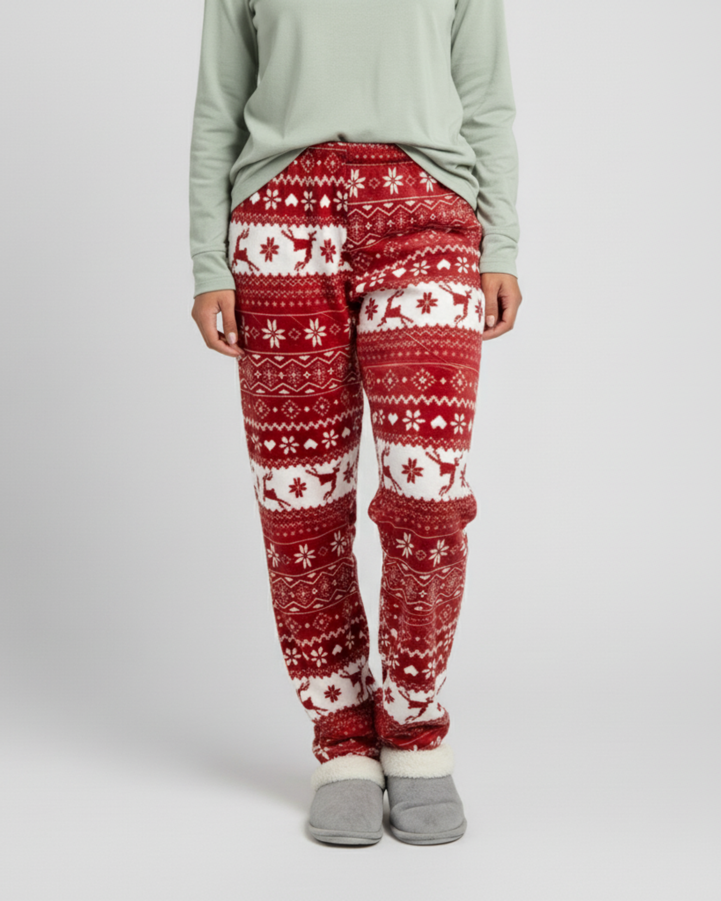 RED REINDEER PAJAMA PANTS