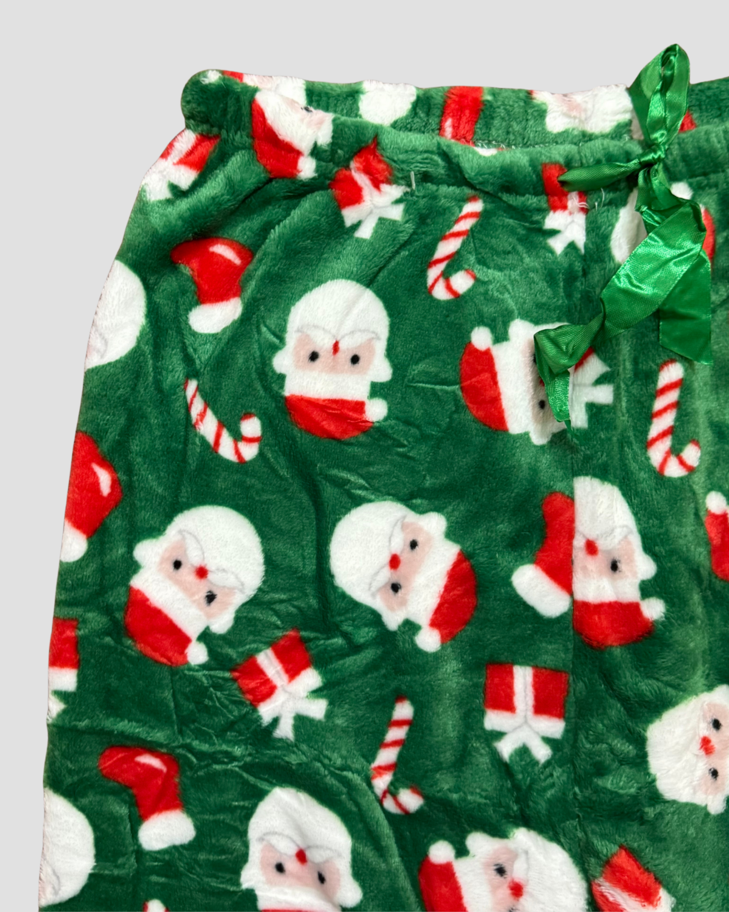 FESTIVE GREEN PAJAMA PANTS