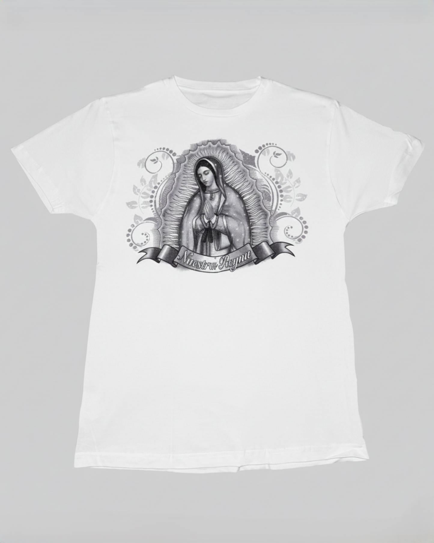 VIRGEN DE GUADALUPE WHITE TEE