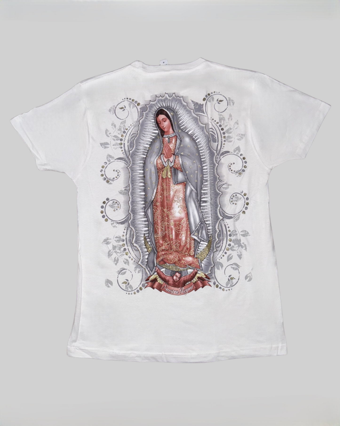 VIRGEN DE GUADALUPE WHITE TEE