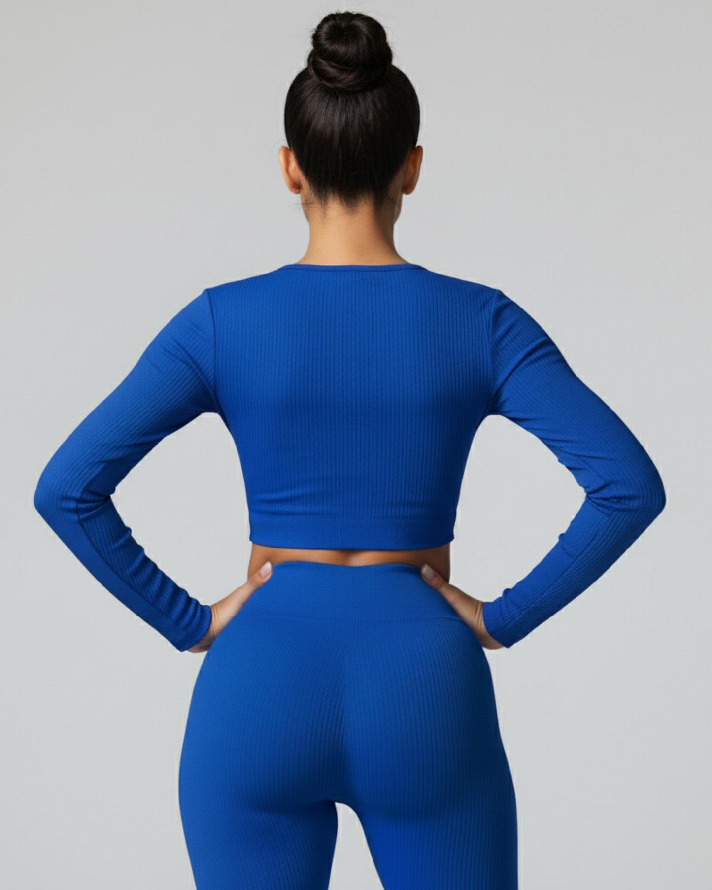 STRETCH TWO-PIECE SET - BLUE
