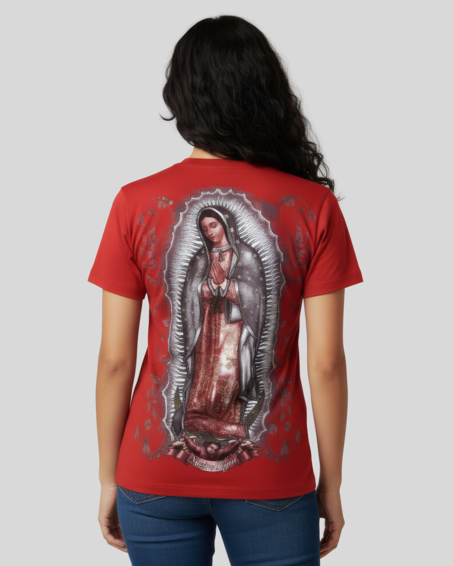 VIRGEN DE GUADALUPE RED DEVOTION TEE