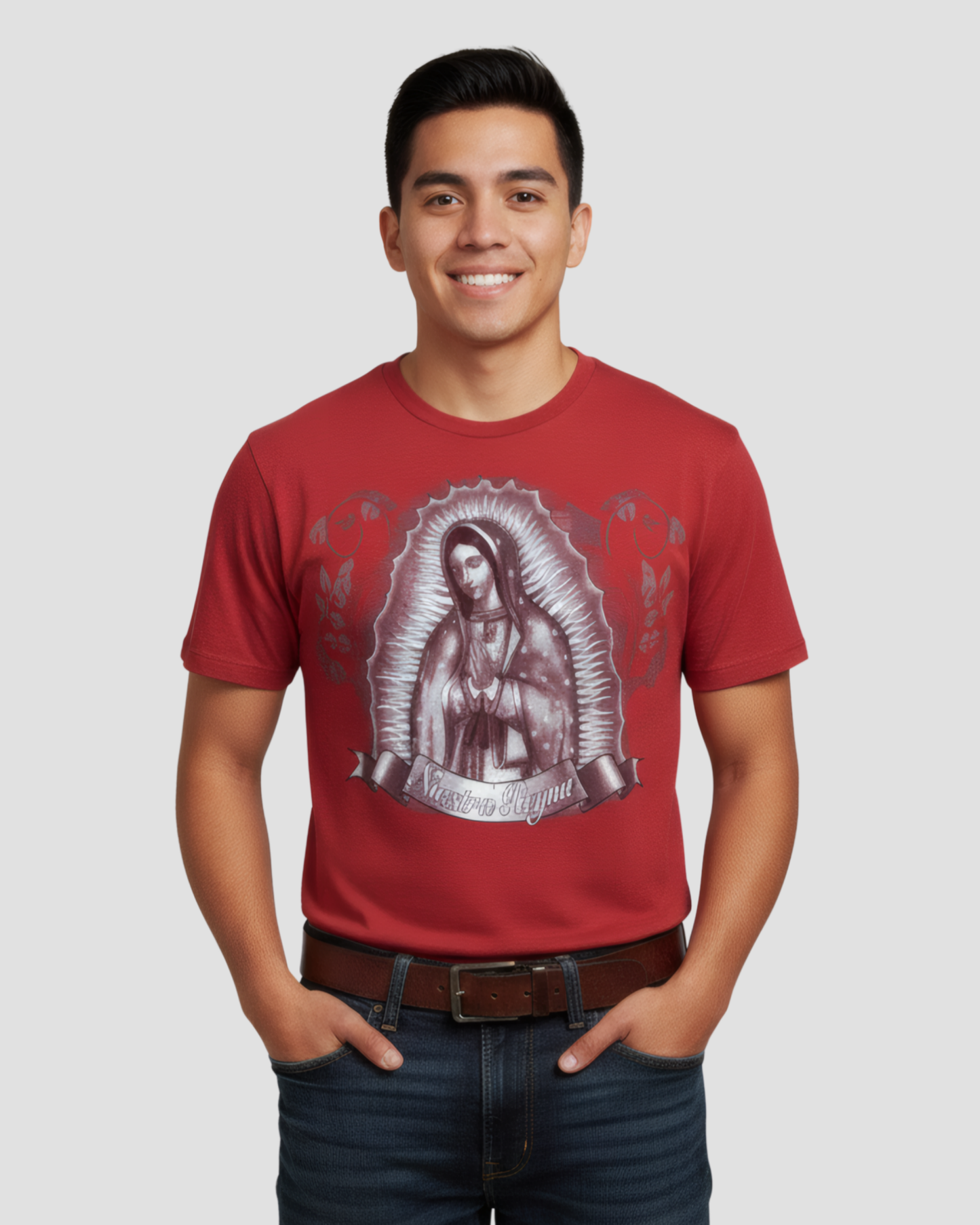 VIRGEN DE GUADALUPE RED DEVOTION TEE