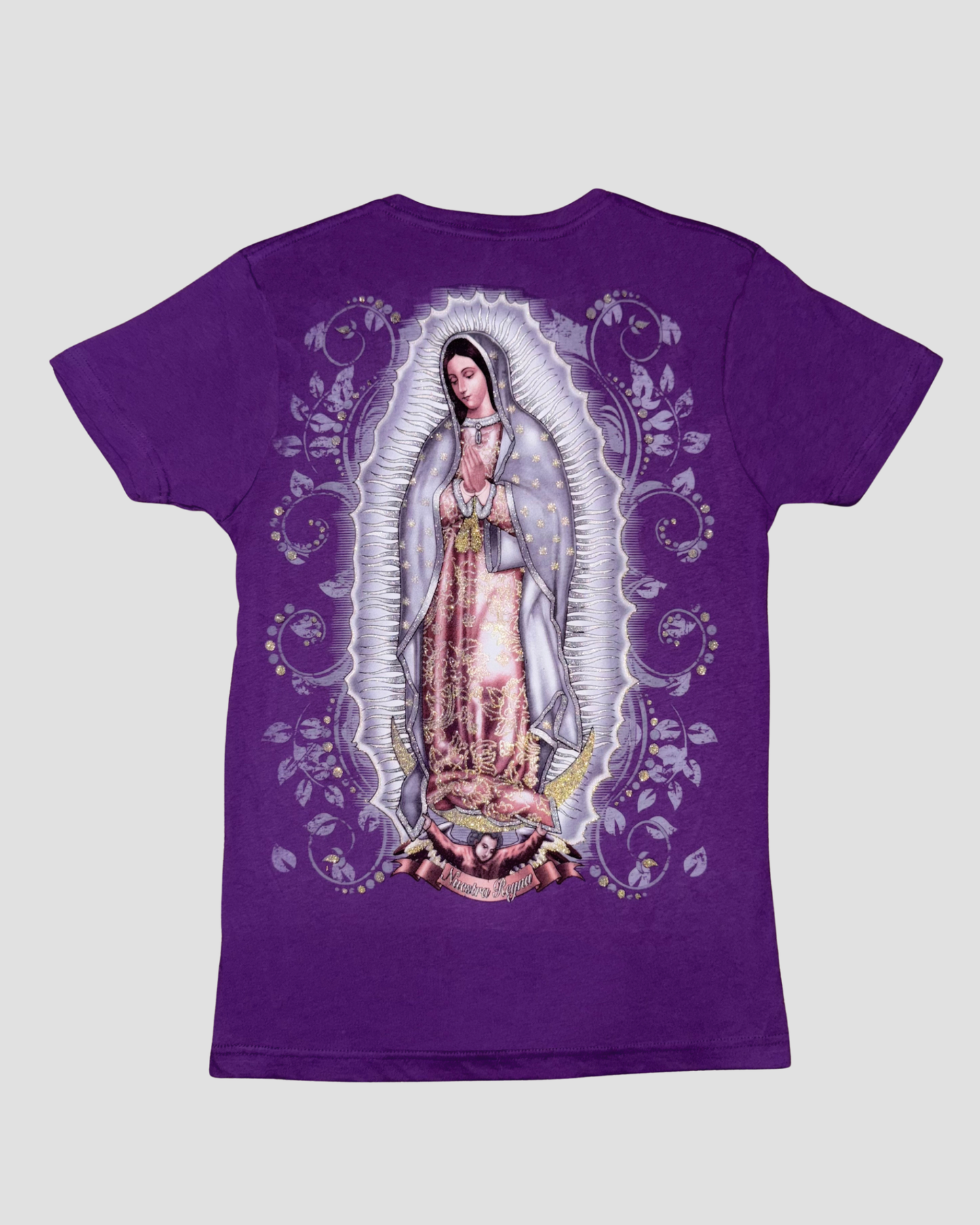 VIRGEN DE GUADALUPE PURPLE TEE