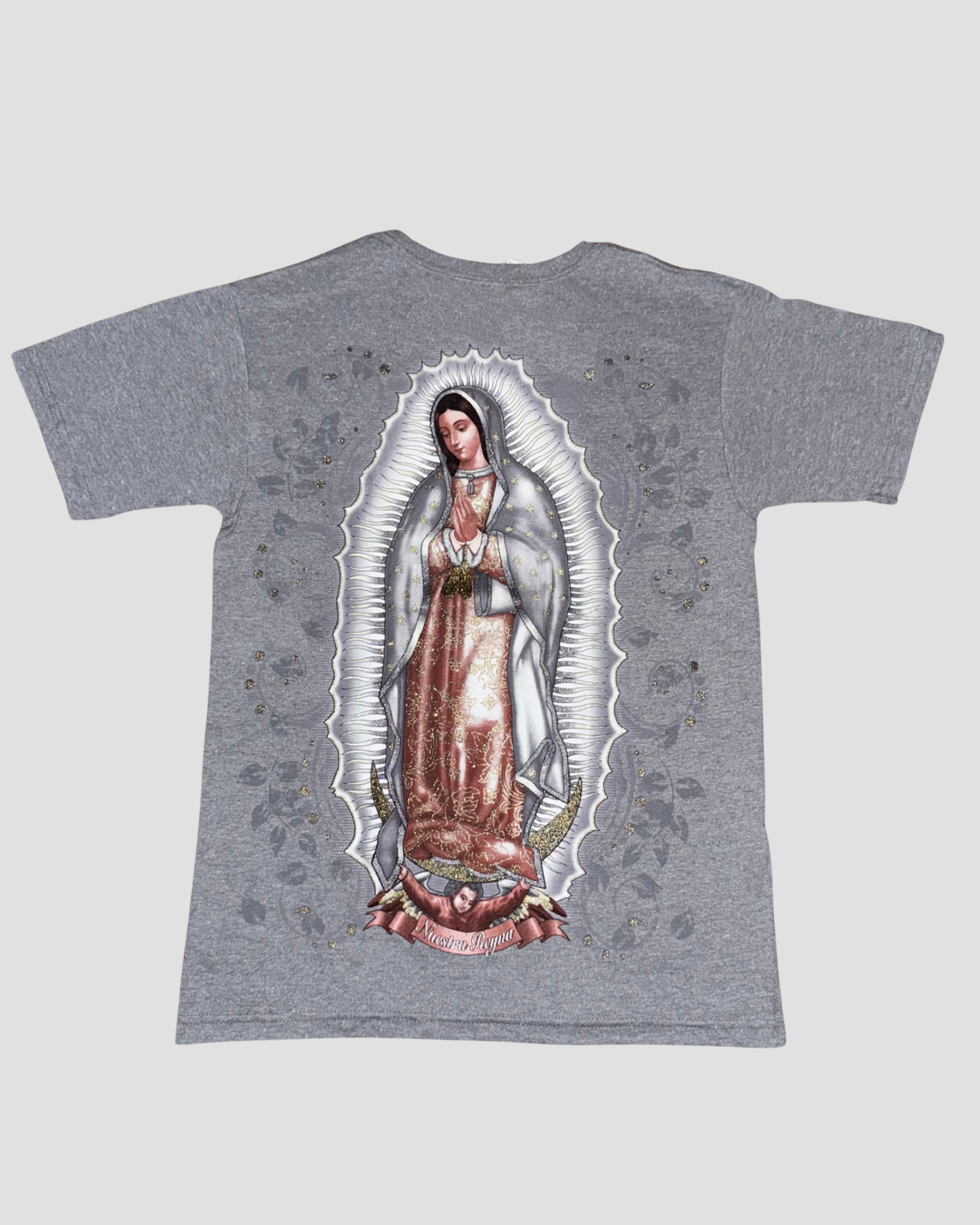 VIRGEN DE GUADALUPE GRAY TEE