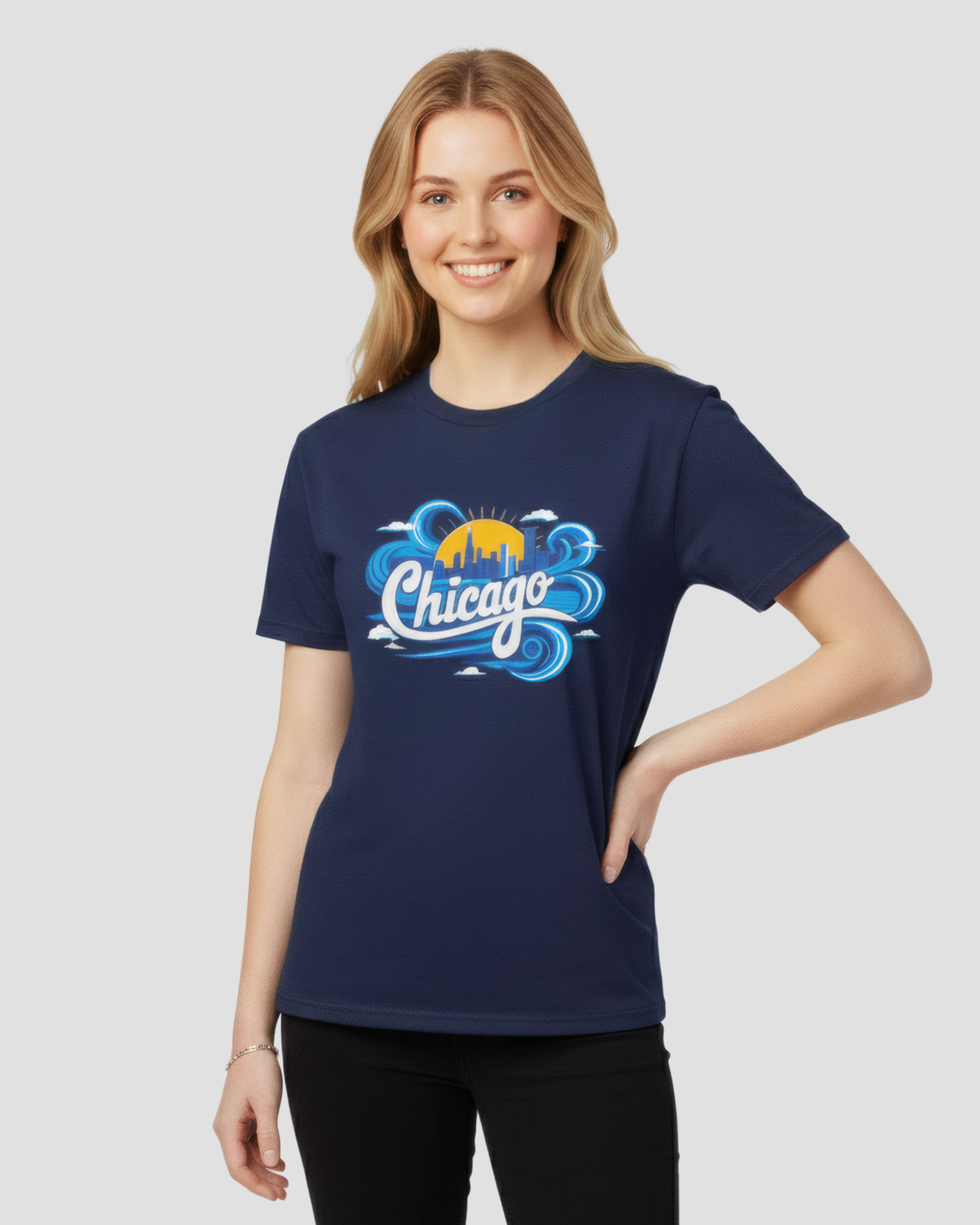 CHICAGO WINDY CITY GRAPHIC TEE