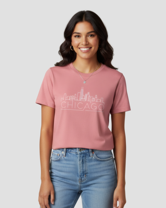 CHICAGO SYKLINE GRAPHIC TEE